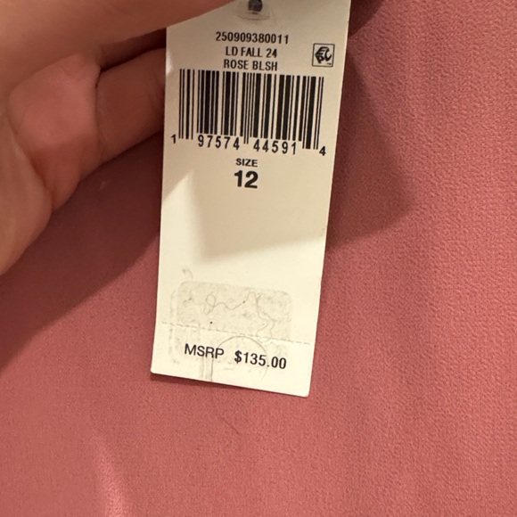 Ralph Lauren Sleeveless Layered Mini Dress Rose Pink NWT - Picture 6 of 6